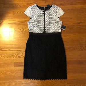 NWT Gabby Skye Crochet Sheath Dress Sz 12